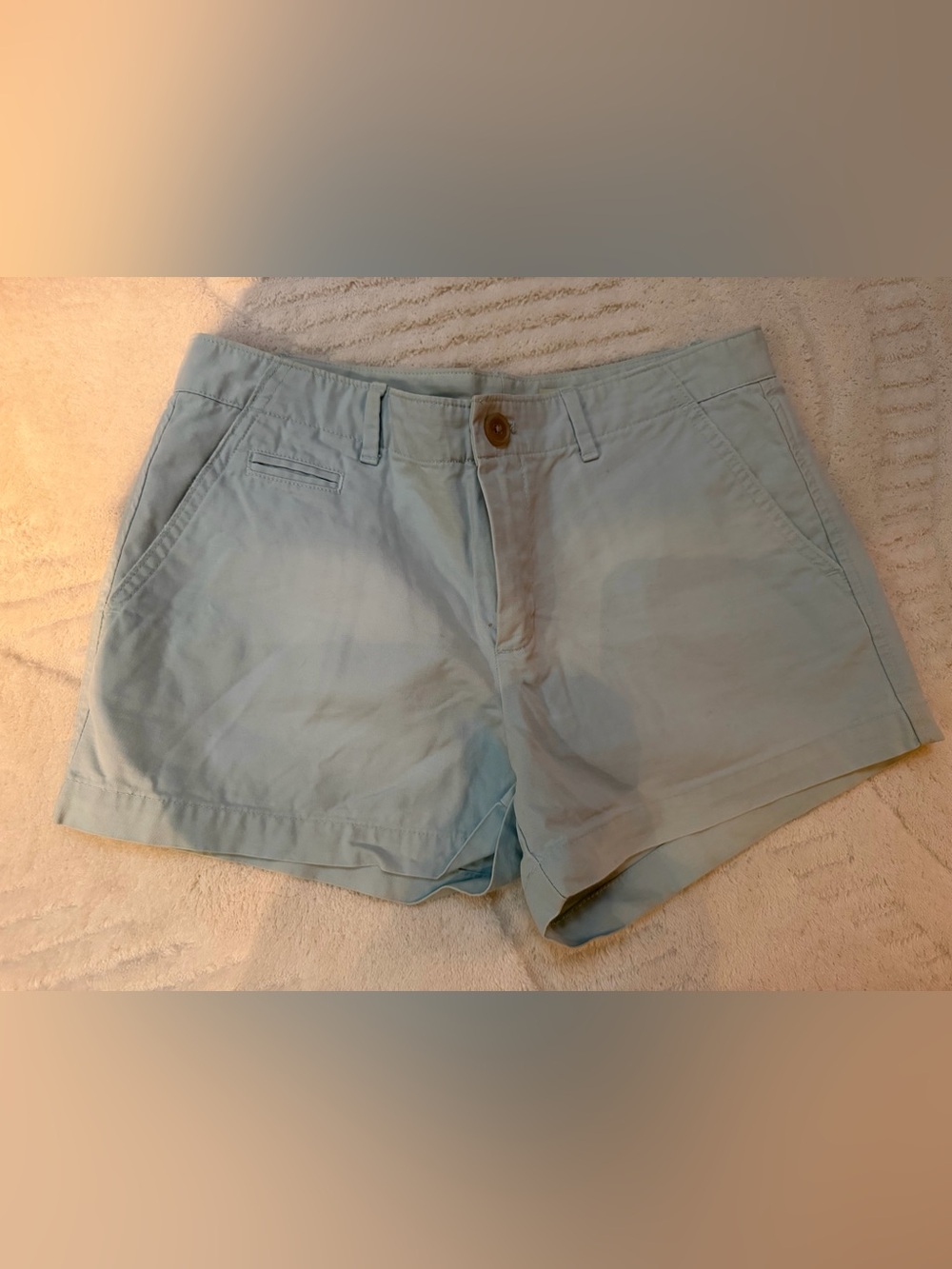 GAP Light Blue Women's Cotton Chino Shorts